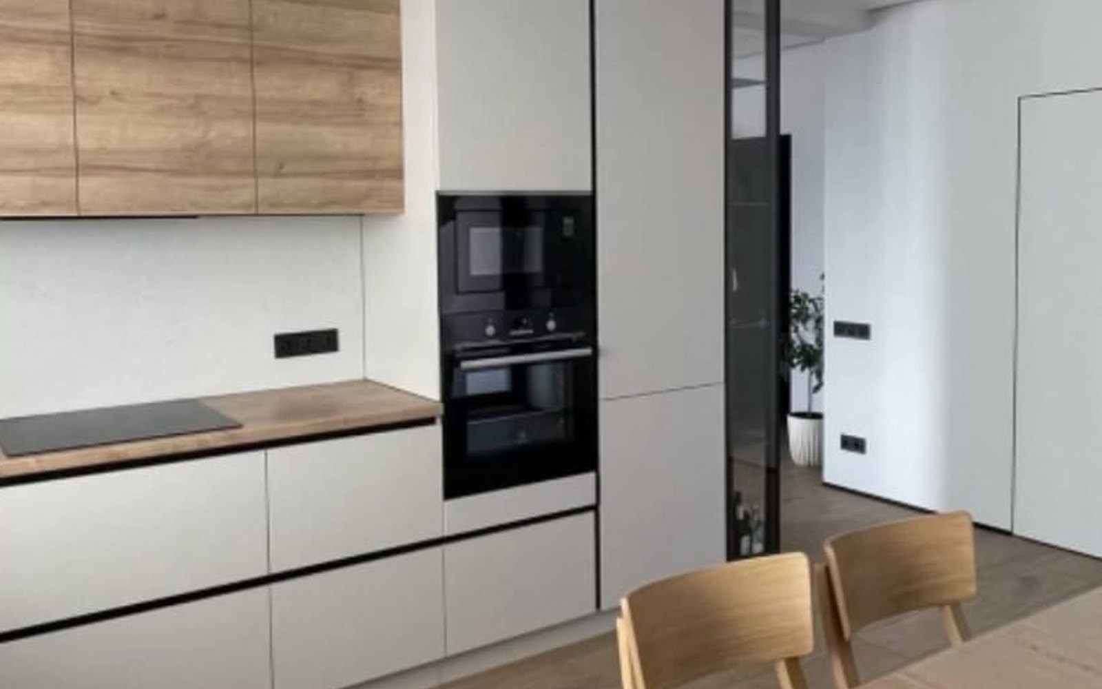 Cocina reformada con acabados modernos