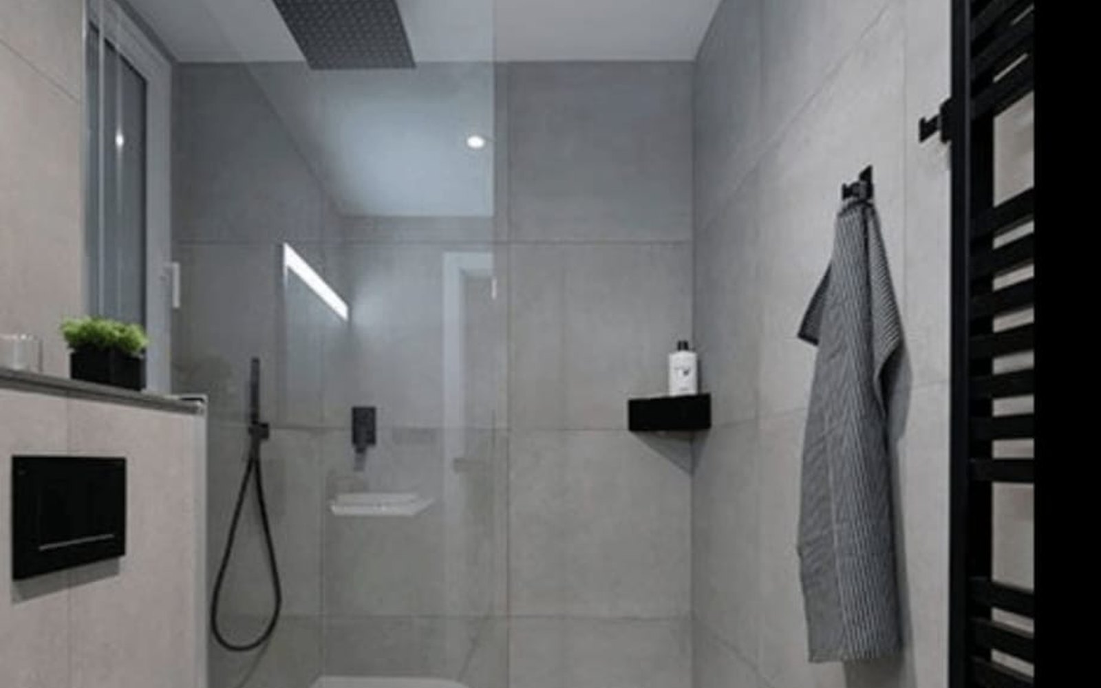 Reforma de baño con zona de ducha renovada